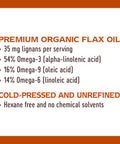 Nature's Way Organic Flax Oil, Super Lignan, 16 Ounce