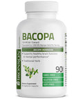 Bronson Bacopa (1200Mg Equivalent From 8:1 Extract) Supports Healthy Brain Function And Mental Performance, Traditional Herb, Non-Gmo, 90 Vegetarian Capsules
