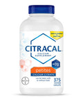 Citracal Petites, Highly Soluble, Easily Digested, 400 mg Calcium Citrate with 500 IU Vitamin D3, Bone Health Supplement for Adults 375 Caplets