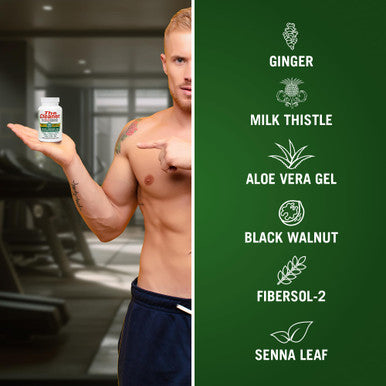 Century Systems The Cleaner Detox, Powerful 14-Day Complete Internal Cleansing Formula For Men, Support Digestive Health, 104 Vegetarian Capsules