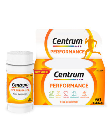 Centrum Performance Multivitamin Tablets For Men And Women Vitamins With 21 Essential Nutrients Including Vitamin C D And Iron 60 Ct (Packaging And Tablet Colour May Vary Slightly)
