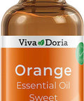 Viva Doria 100% Pure Sweet Orange Essential Oil, Undiluted, Food Grade, Southeast - USA Orange Oil, 30 mL (1 Fluid Ounce)