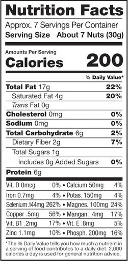 Sunfood Superfoods Sunfood Superfood Brazil Nuts - Raw Organic - Non Gmo - Rich In Protein Fiber Healthy Fats - Low Temperature Dried To Preserve Nutrients - No Preservatives Pr Additives 8 Oz Bag