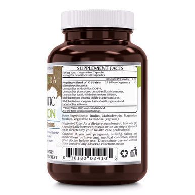 Amazing Flora Probiotic 25 Billion With 10 Best Probiotics Strains Including Acidophilus, Plantarum, Rhamnosus Etc * Supports Digestive & Immune Health *60 Veggie Capsules (Non Gmo,Gluten Free)