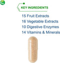 Nutra BioGenesis - MultiGreens - Multivitamin Superfood Green Supplement - 180 Capsules