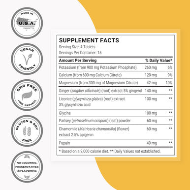 Supersmart Alkaline Formula with Licorice Root Extract Calcium Magnesium Citrate Helps Balance The Bodys pH NonGMO Gluten Free 60 Vegetarian Capsules