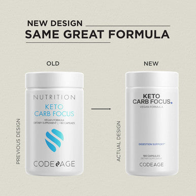 Codeage Keto Carb White Kidney Bean Green Tea & Cinnamon Bark Supplement Triple Action Keto Cheat Vegan Pills Ketogenic Low Carb Diet Sugar 3 Months Supply Non-GMO Gluten- 180 Capsules