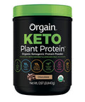 Orgain Keto PlantBased Protein Powder Chocolate Keto Friendly Organic Vegan Gluten Organic Prebiotic Fiber 0.97 Pound Keto Collagen Protein Powder with MCT Oil Chocolate 0.88 Pound