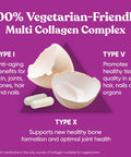 Eu Natural Move & Glow Collagen Pills for Women & Men Vegetarian Multi-Collagen (Type I-V-X) with 9 Plant-based Superfoods for Skin Health & Joint Support Biotin Vitamin C Vitamin E 60 Vegetarian Capsules
