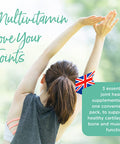 Healthspan Love Your Joints Multivitamin | 28 Day Supply | Support Healthy Cartilage, Bone & Muscle Function | Optiflex Glucosamine | Opti-Turmeric | Joint Complex | Vitamin C & D3 | Vegan