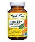 MegaFood Men'S 55+ One Daily - Multivitamin For Men With B12 C And D Vitamins And Zinc - Optimal Aging And Muscle And Bone Health - Vegetarian - Made Without 9 Food Allergens - 90 Tabs