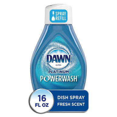 Dawn Ultra Platinum Powerwash Liquid Dish Soap Fresh Scent 16 Oz. (52366)