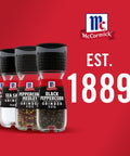 McCormick Grinder Essentials Variety Pack, Non GMO, Varieties Include Black Peppercorn, Himalayan Pink Salt, Peppercorn Medley & Sea Salt, 6.47 oz