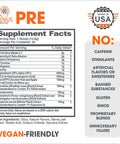 Genius Pre Workout Powder, Blue Raspberry - All- Nootropic Pre-workout & -Free Nitric Oxide Booster Supplement with Beta Alanine & Alpha GPC - No Flavors, Sweeteners, or Dyes