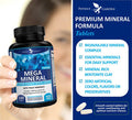 Potent Garden Mega Mineral Supplement Complete Mineral Complex With Calcium Magnesium Zinc Potassium Boron Selenium Chromium & 72 Trace Minerals Iron Calcium Supplement -100 Pills