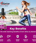 Liver Health Support Liquid, 1000Mg Milk Thistle 80% Silymarin Extract & 250Mg Dandelion Root Extract, Liver Cleanse Detox & Repair Fatty Liver Formula, Vegan, Non-Gmo And All-Natural