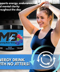 Morning Buzz Energy Drink Powder - Energy Boost Drink Mix - Sugar- Energy With Antioxidants - Morning Kickstart And Sports Nutrition Endurance Product - 30 Servings, Blue Raspberry, 8 Ounces