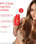 Hairtamin Advanced Hair & Scalp Serum Pack All-Natural Vegan Biotin Capsules & Serum Sample For Hair, Skin & Nail Growth