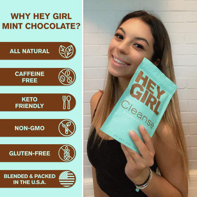 Detox Tea for a Body Cleanse + Helps Bloating and Constipation - Natural Weight Loss Tea Great for Detox Cleanse or Colon Cleanse - Chocolate Mint Flavor - 50g of 20 Tea Bag