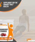 Bulksupplements.Com Cranberry Powder - Cranberry Supplements For Women & Men, Dried Cranberries Unsweetened - For Urinary Tract Health, Gluten Free & Sugar Free, 5G Per Serving, 250G (8.8 Oz)