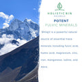 Holistic Bin Raw Shilajit Powder Himalayan Wildcrafted, Full Spectrum Extract | 100% Pure Organic Shilajit - No Fillers | Rich in Fulvic and Trace Minerals (25 Servings)