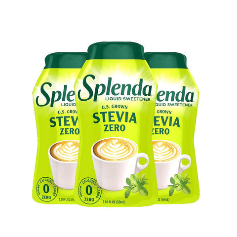 SPLENDA Stevia Liquid Zero Calorie Sweetener Drops 3.38 Fl Oz Bottle
