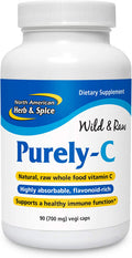 North American Herb Spice PurelyC 90 Capsules Healthy Immune Function Camu Camu Berries Wild Berries Rose Hips NonGMO 30 Total Servings