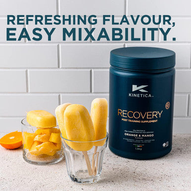 Kinetica Kinetica Recovery Powder Post Workout Drink Muscle Repair and Energy Store Replenisher 20 Servings Wild Berry 1.5kg