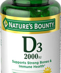 Nature's Bounty Vitamin D3 2000IU 240 Softgels