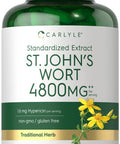 Carlyle St John'S Wort Supplement | 4800Mg | 300 Capsules | Non-Gmo & Gluten Free | Standardized Extract