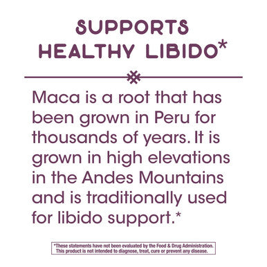 Nature'S Way Maca Standardized 0.6% Glucosinolates, 350 Mg Of Extract Per Serving, 60 Vcaps