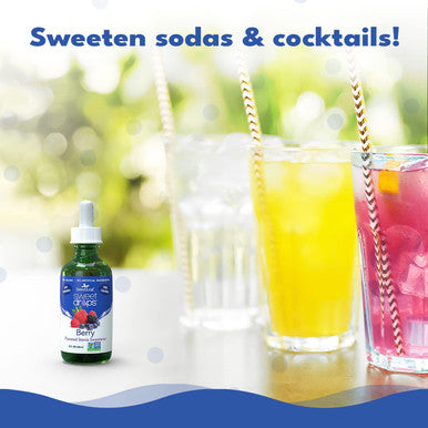 Sweetleaf Stevia Sweet Drops Berry - Liquid Stevia Drops Sweetener Zero Calorie Non-GMO Flavored Stevia Liquid Sugar Substitute for Sugar- Sodas Mixed Drinks Iced Tea 2 Fl Oz (Pack of 2)