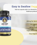 Ancient Bliss S-Acetyl Glutathione Supplement Cellular Antioxidant & Immune Support Supplement, Joint Support Supplement For Men & Women (60 Capsules)