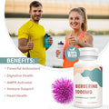 KoNefancy Berberine Hcl Supplement 1000Mg, High Absorption Berberine Plus Vegan Capsules With Silymarin Complex Formula For Cardiovascular, 60 Count (Pack Of 1)