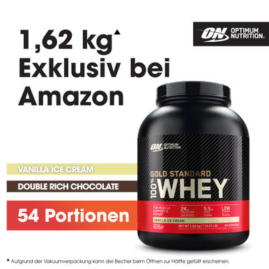 Optimum Nutrition Gold Standard Vanilla Whey Powder 1.62Kg