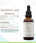 Dandelion Leaf B60 Alcohol-Free Herbal Extract Tincture, Concentrated Liquid Drops Natural Dandelion (Taraxacum Officinale) Dried