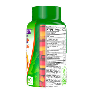 Vitafusion Multi+ Immune Support ÃƒÂ¢Ã¢â€šÂ¬Ã¢â‚¬Å“ 2-In-1 Benefits & Flavors ÃƒÂ¢Ã¢â€šÂ¬Ã¢â‚¬Å“ Adult Gummy Vitamins With Vitamin C, Zinc, Daily Multivitamins, 90 Count