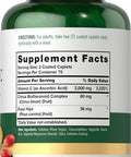Carlyle Vitamin C 2000mg | with Rose HIPS | 150 Caplets | Vegetarian Non-GMO Gluten Supplement