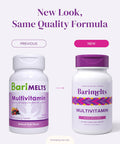 Barimelts Multivitamin - 60 Fast-Dissolving Tablets (1-Month Supply) - Sugar-Bariatric Multivitamin For Women, Natural Fruit Flavor