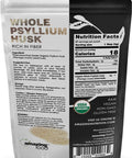 Amazing Nutrition Food Whole Psyllium Husk | 1 Lb | USDA Organic | Vegan | Non-GMO | Gluten | Made in USA