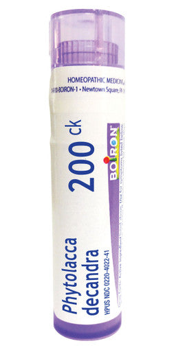 Boiron Phytolacca Decandra Homeopathic Medicine For Sore Throat, 200Ck, 80 Count
