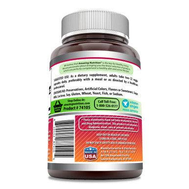 Amazing Formulas Ecea | 1300 Mg | Veggie Capsules Supplement | Non-Gmo | Gluten Free | Made In Usa (360 Count)