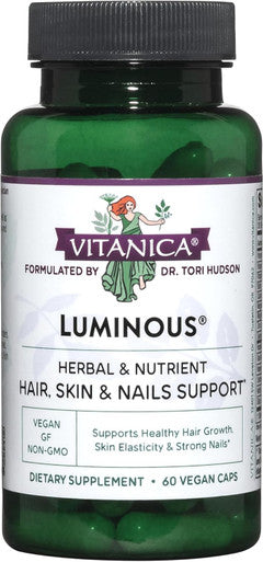 Vitanica Luminous Hair Skin and Nail Support Vegan 60 Capsules