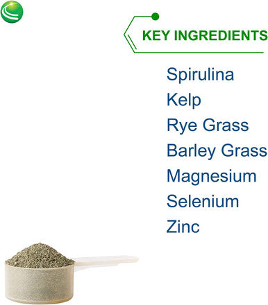 Nutra BioGenesis - Ultra Greens pH - Superfood Powder Dietary Supplement with Organic Spirulina, Kelp, Enzymes and Minerals - 6.8 Ounce