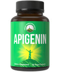 Peak Performance Apigenin Supplement Powerful Vegan Bioflavonoid Capsules For Relaxation, Sleep, Prostate Support. Non Gmo