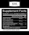 Kaya Naturals Sea Moss Mobility Supplement for Men and Women with Burdock Root Irish Moss Bladderwrack and BioPerine for Mobility Health and Immune Boost 60 Count
