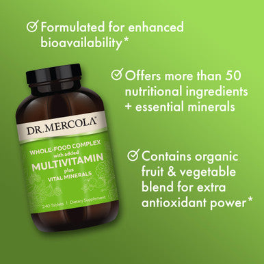 Dr. Mercola Whole Food Multivitamin Plus