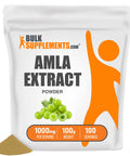 BulkSupplements Amla Extract Powder - Amla Powder - Amla Powder for Hair Growth - Amla Supplement - Indian Gooseberry Powder - Amla Extract - Powder (100 Grams - 3.5 oz)