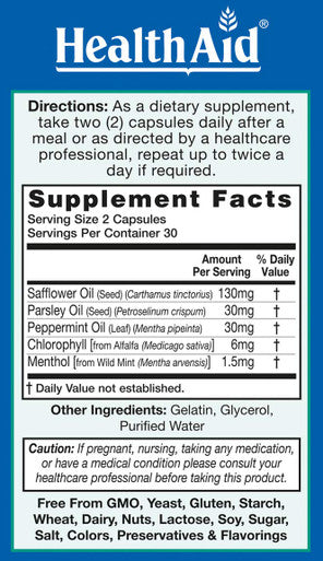 Interfresh 60 Soft Gel Capsules Twice Daily Fights Bad Breath And Aids In Digestion And Colon Health Feel Fresh All Day Long