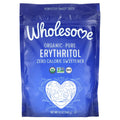 Wholesome Sweeteners 12-Ounce Organic Erythritol Sweetener, Zero Calorie Sweetener, Keto Friendly, Non GMO, Gluten Free & Vegan Sweetener, 8 Pack